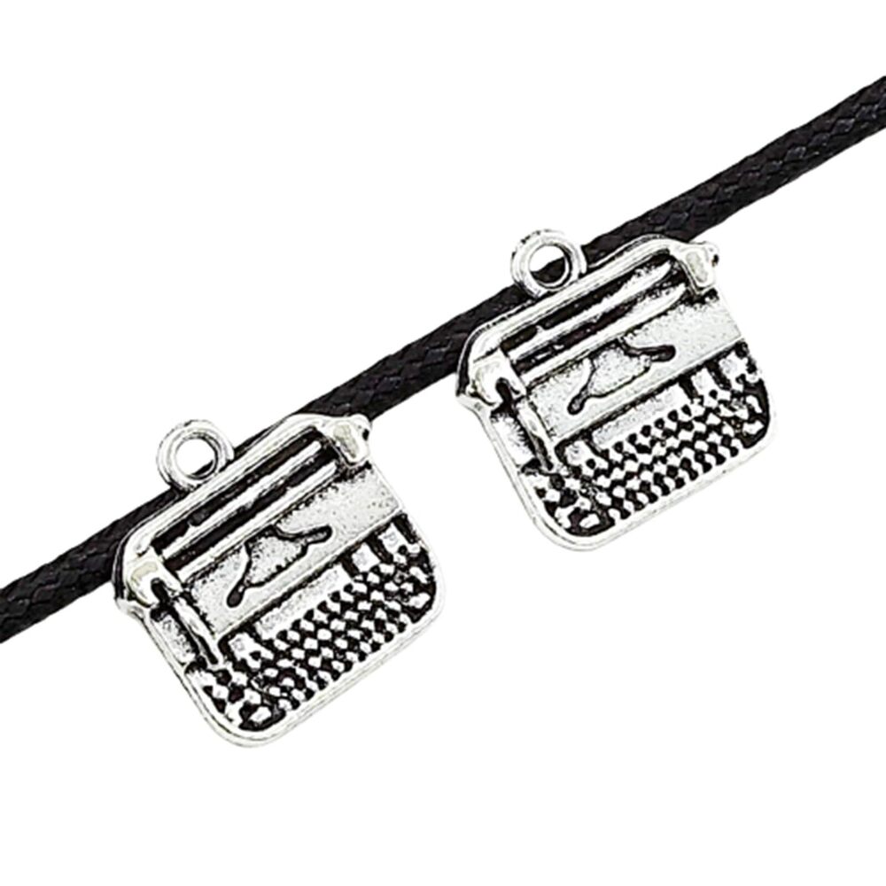 8295 24pcs Antique Silver Vintage Writer Charms Pendants Alloy Antique